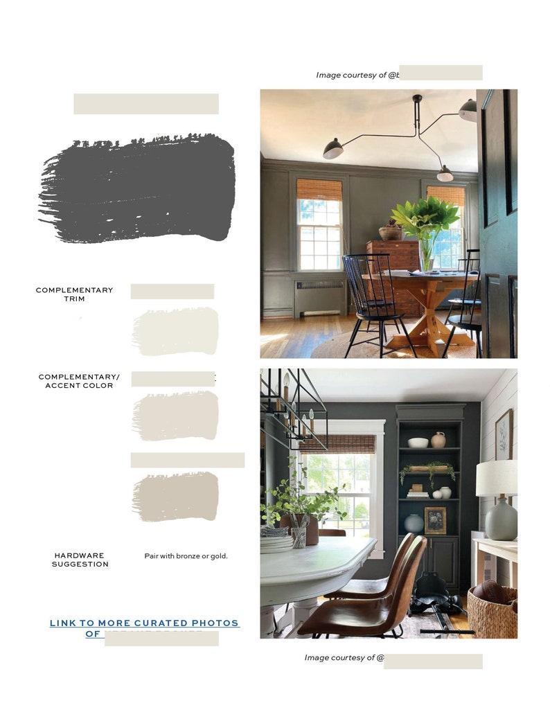 Sherwin Williams Alabaster Color Palette Interior Design Etsy