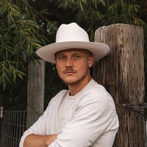Wool Felt Fall Cowboy Hat: Cattlemens Crease Rancher Fedora, Customizable