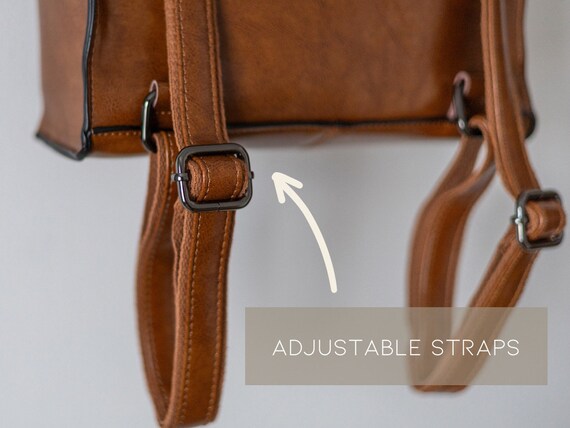 Brown Leather Convertible Backpack Purse: 3-in-1 Satchel Crossbody Bag - Etsy Brown Leather Convertible Backpack Purse: 3-in-1 Satchel Crossbody Bag - Etsy