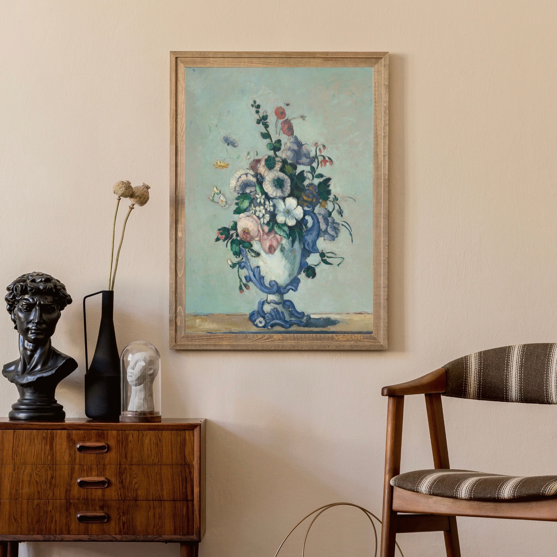 Vintage Art Flowers Gallery Wall Digital Print Etsy