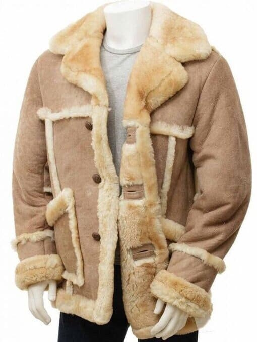 Mens Sheepskin Coat - Etsy