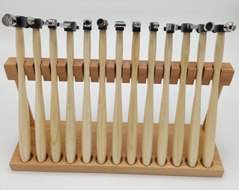 Set of 13 Forming/Designer Hammer with Stand