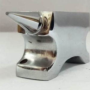 Double Horn Mini Anvil – Small Steel Anvil for Jewelry Making, Metalworking, Forging, Blacksmith, Silversmith & DIY Craft Tools