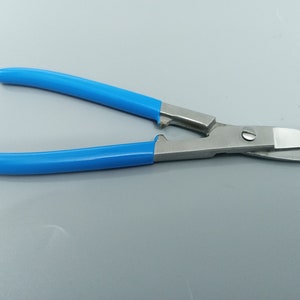 PROFESSIONAL JEWELERS SHEARS Scissors Metal Tin Snips Cutter Curved Pvc 7 