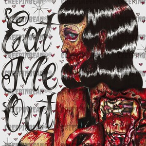 Eat Me Out &lt;3 Art Print