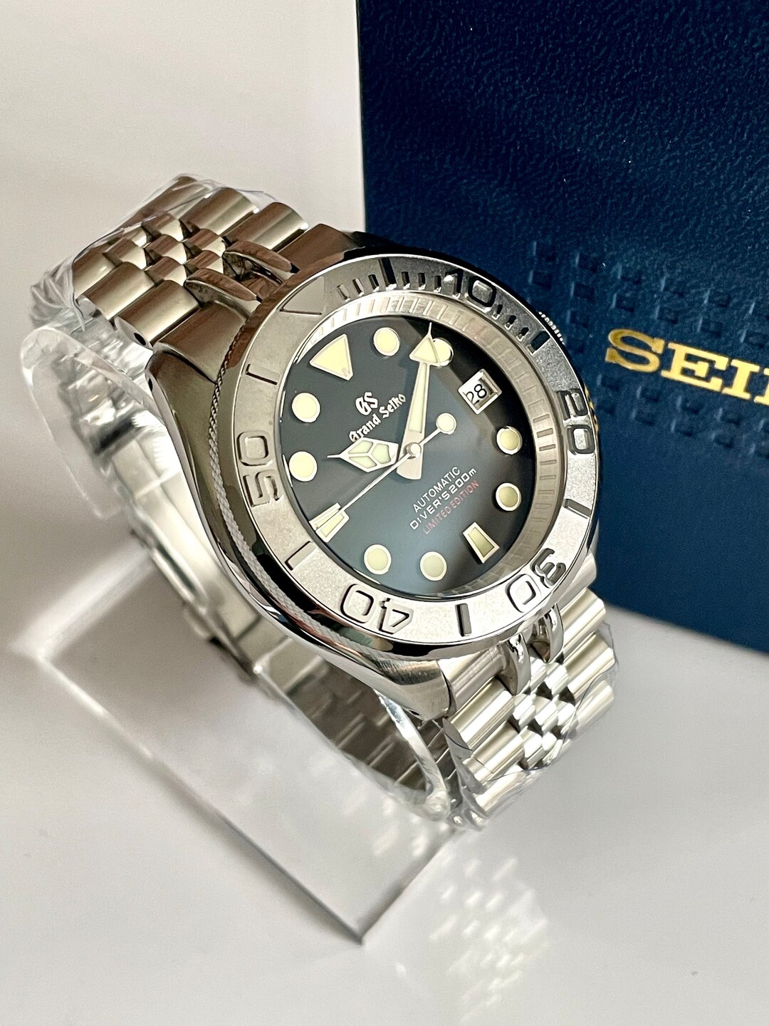 High End Mod SKX007 Automatic Mens Watch W/double Domed Etsy