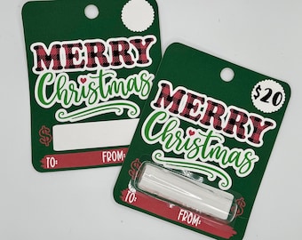 Christmas Money Holder Card: Holiday Cash Gift for Kids