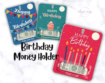Happy Birthday Money Card Holder: Cash Gift Card