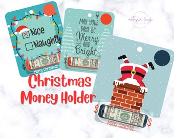 Christmas Money Holder Card: Holiday Cash Gift for Kids