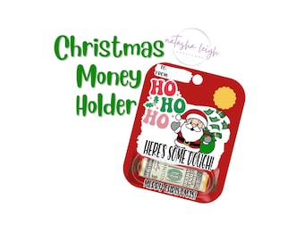 Christmas Money Holder Card: Santa Cash Gift Stocking Stuffer