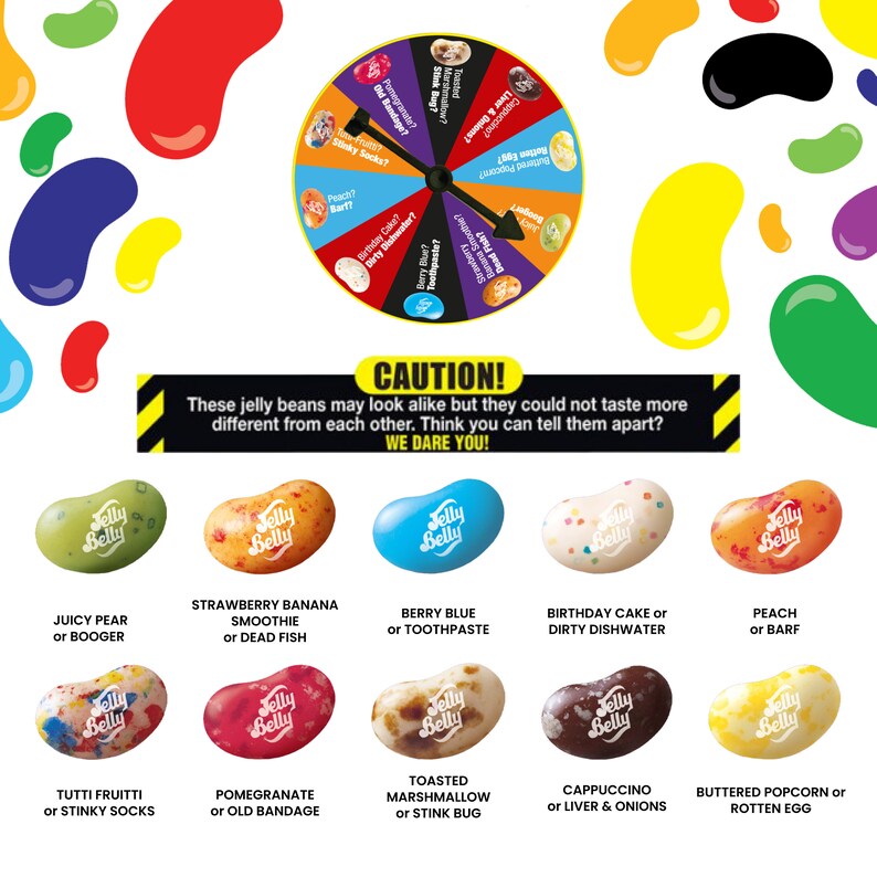 Jelly Belly Bean Boozled Game 6th Edition Bundle by Gaudum Etsy