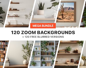 120 fondos profesionales de oficina para Zoom: fondos para reuniones virtuales (descarga digital)