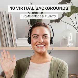 10 Zoom Backgrounds, Zoom Background Office, Zoom Background Home Office, Zoom Backgrounds, Virtual Background, Zoom Call Backdrop
