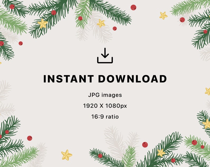 5 Christmas Zoom Backgrounds, Zoom Background Christmas, Zoom