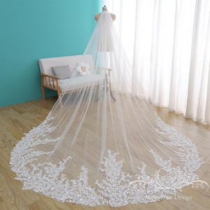 Sparkly Sequins Leaf Bridal Veil,Leaf Veil for Lawn Wedding,Beads Leaf Lace Bridal Veil,Lawn Wedding Veil,1 Tier Outdoor Wedding Veil