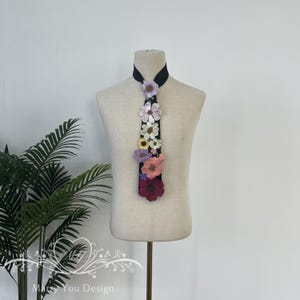 Groom Wedding Neckties,Colorful Flower Ties for Wedding,Wedding Matching Ties,Wildflower Tie for Groom,Boho Flowers Wedding Tie,Custom Color
