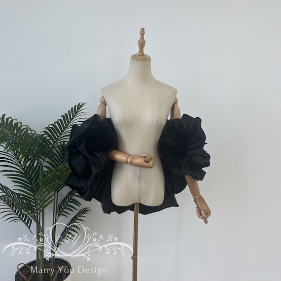 Puff Sleeve Bridal Cover Up,Dreamy Rose Wedding Cape,Off Shoulder Wedding Dress Cape,French Style Wedding Accessories,Satin Shawl Wraps Puff Sleeve Bridal Cover Up,Dreamy Rose Wedding Cape,Off Shoulder Wedding Dress Cape,French Style Wedding Accessories,Satin Shawl Wraps