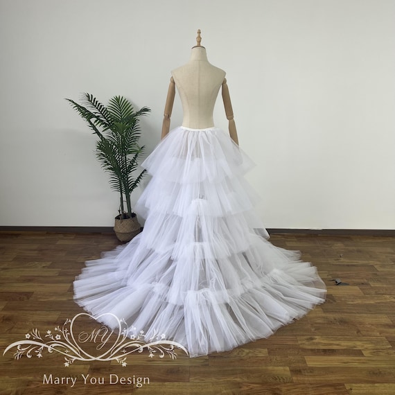 ブルレア　Tulle tiered skirt スカート | Bluelea