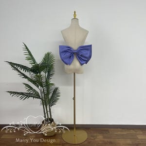 Oversized Detachable Bow for Wedding Dress,Removable Satin Bridal Dress Bow,Big Bow for Events Dress,Removable Bridal Accessories Bow
