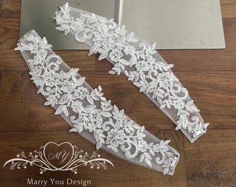 Minimalist Detachable Straps,Wedding Dress Detachable Straps,Floral Removable Dress Straps,Wedding Sleeves,Off Shoulder Dress Straps