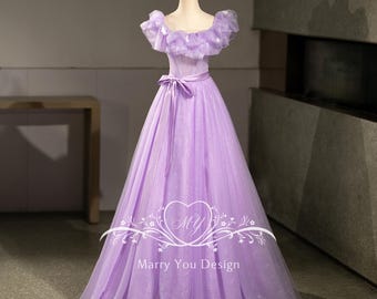 sachin and babi light blue dress Fairytale Sequin-Embroidery Off-the-Shoulder Tiered Long Prom Dress wi   Modsele