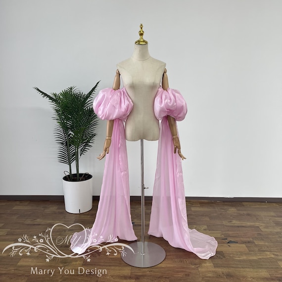 Light Pink Wedding Sleeves,Fairy-tale Detachable Bridal Dress Flutter Sleeves,Puff Dress Sleeves,Off Shoulder Party Sleeves with Train Light Pink Wedding Sleeves,Fairy-tale Detachable Bridal Dress Flutter Sleeves,Puff Dress Sleeves,Off Shoulder Party Sleeves with Train
