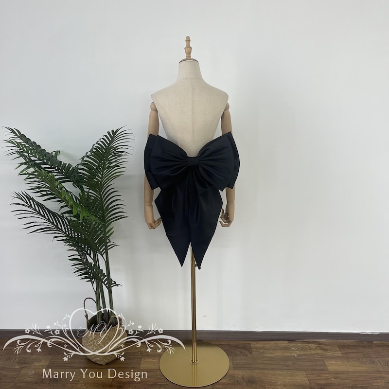 Bow Dress - Black/White
