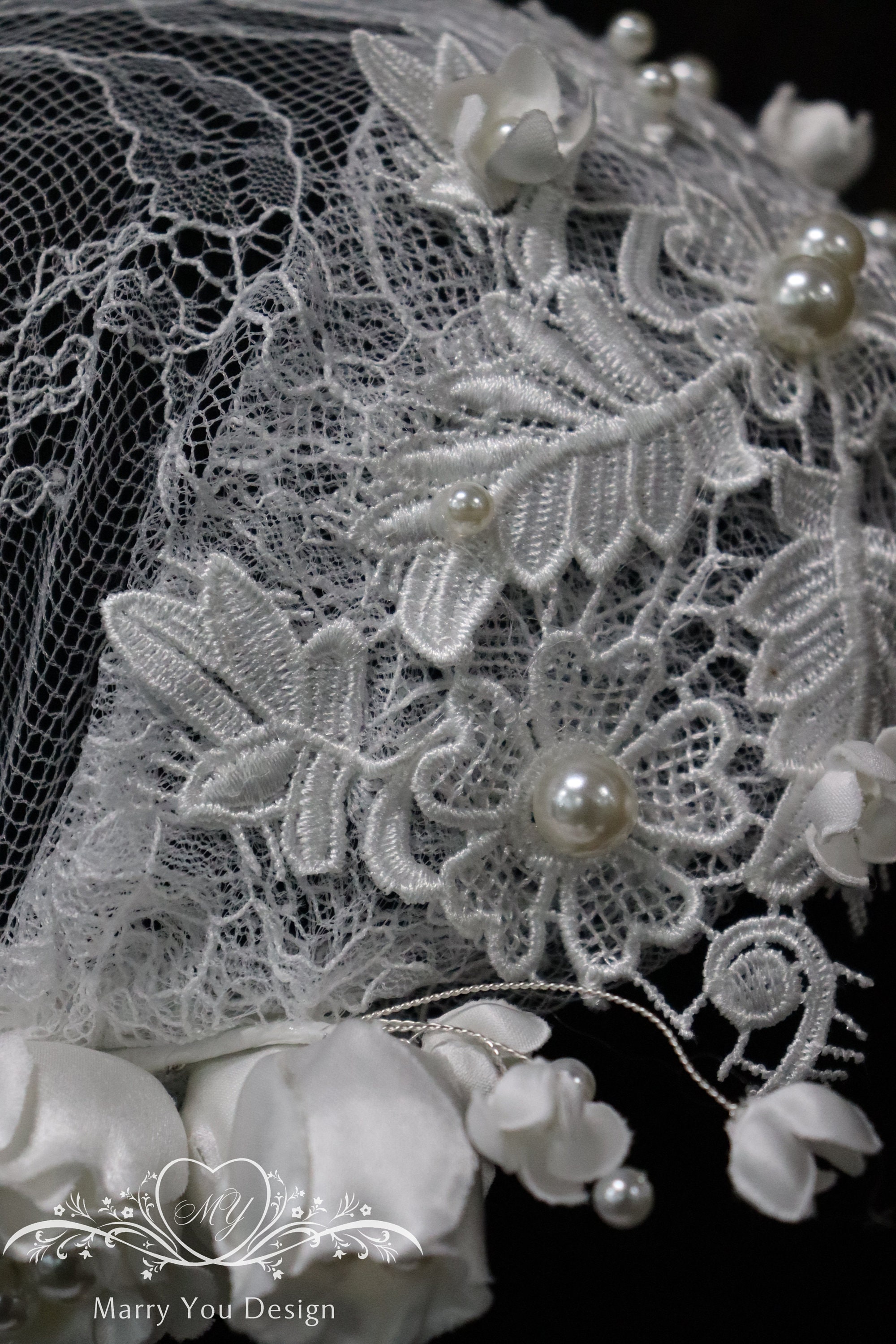 Soft Lace Tulle Juliet Veil,ivory Juliet Cap Veil,wedding 