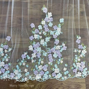 MINT GREEN FLORAL LONG CAPE