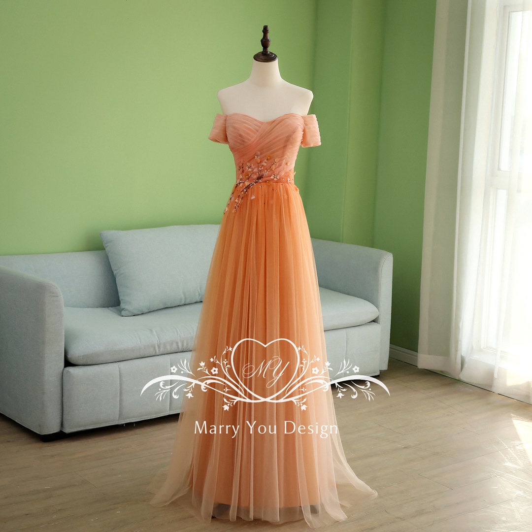 white christmas dresses Moment With You Ruched Bust Midi Dress Gradient Orange– Selfie Leslie main image 0