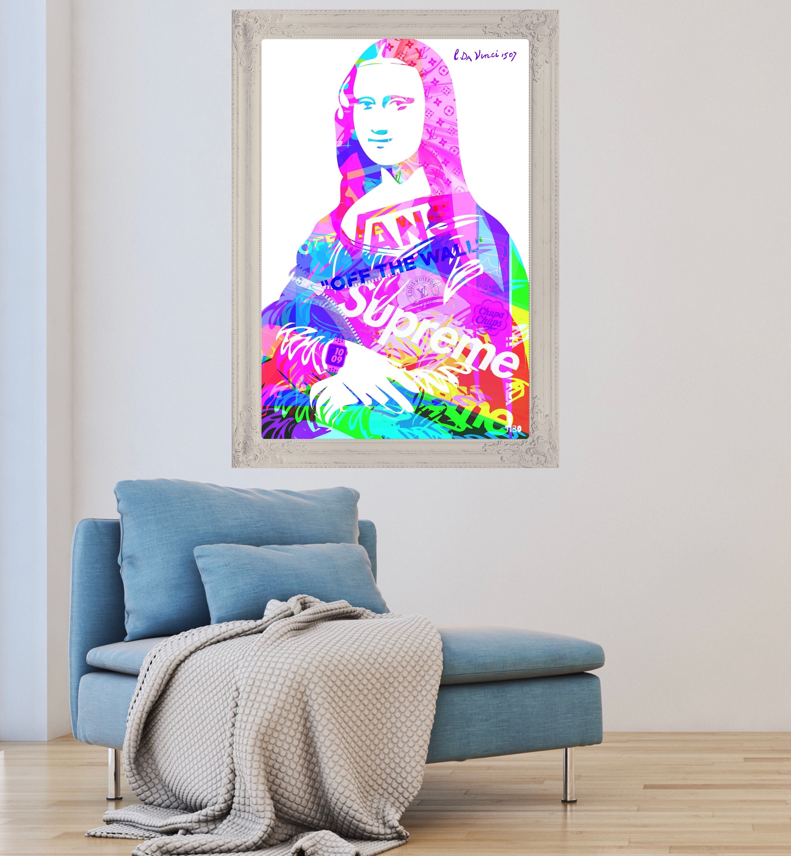 Tibart Affiche Mona Lisa Pop Art
