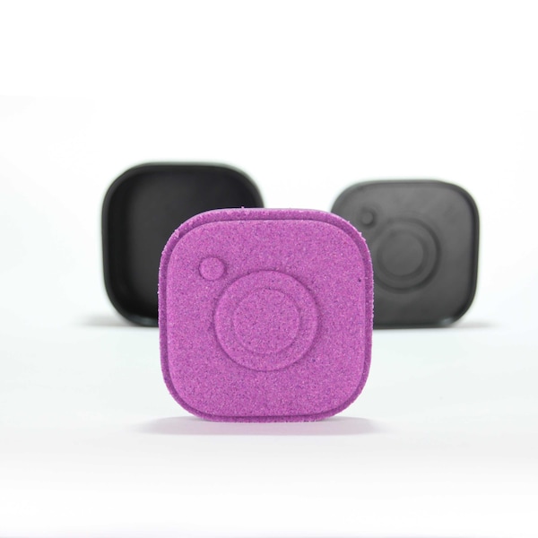 Instagram Logo Bath Bomb Mold, DIY original BathBombs Set 3D Printed Kit, Fun Gift Idea for Mom's & Kids