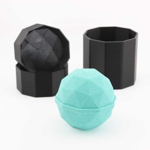 Diamant-Ball-Badebombenform, DIY-Original-Badebombenset, 3D-gedrucktes Kit, lustige Geschenkidee für Mamas und Kinder