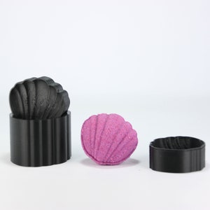 SEASHELL 2.5 inches Bath Bomb Mold, DIY original BathBombs Set 3D Printed Kit, Fun DIY Gift Idea for Mom&#39;s & Kids