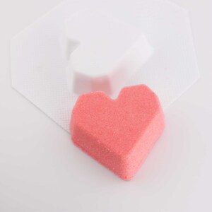 Heart Bath Bomb Plastic Mold, Create Beautiful Heart Designs Easily, Bath Bombs and Shower Steamers & soaps