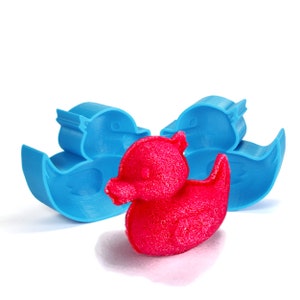 Rubber Ducky 2.5 Inches Bath Bomb Mold, DIY original Duck BathBombs 3D Printed Kit. Fun Gift Idea for Mother, Daughter & Kids