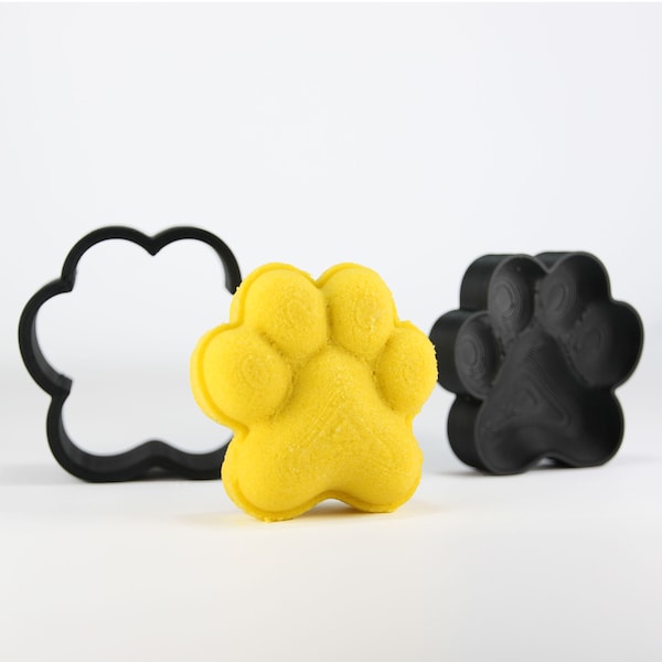 Moule 3D pour bombes de bain PAW, ensemble de bombes de bain originales DIY, kit imprimé en 3D, idée cadeau chien pour maman et enfant