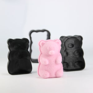 Large Gummy Bear Mold Silicone Bear Mold Candy Bear Mold 3 Inch Length  Gummy Bear Mold Shiny Bear Mold 
