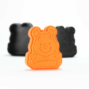 Winnie the Pooh Bath Bomb Mold, DIY original BathBombs Set 3D Printed Kit, Cute Gift Idea for Mom&#39;s & Kids