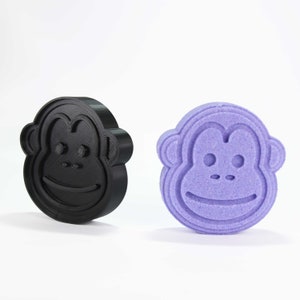 GORILLA 3.5 inches Bath Bomb Mold, DIY original BathBombs Set 3D Printed Kit, Fun Monkey Gift Idea