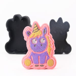 Baby Unicorn Bath Bomb Mold, DIY BathBombs 3D Printed Kit. Fun Gift Idea for Mother, Daughter & Kids