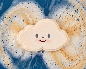 Smiling Cloud 3D Bath Bomb Mold Bath Bomb Mold, DIY original BathBombs Set 3D Printed Kit, Fun Gift Idea for Mom's & Kids