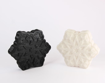 Snowflake 3 inches Bath Bomb Mold, DIY BathBombs 3D Printed Kit. Fun Gift Idea for Holidays