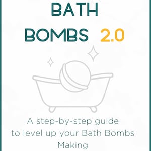 Het e-book 2.0 van het maken van een bath bomb is alles wat je nodig hebt om te beginnen met het maken van een bath bomb. (Recepten, ingrediënten, probleemoplossing,...)