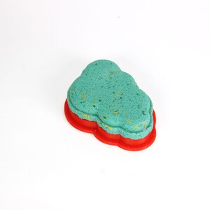 CLOUD 3 inch BADBOMB-mal, 3D-gedrukte doe-het-zelf badbom mallen voor jongens en meisjes, kit voor het maken van badbom, leuke vorm, moeder cadeau voor kinderen