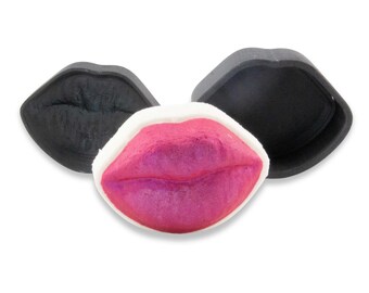 3D Lips Bath Bomb Mold, DIY original BathBombs Set 3D Printed Kit, Fun Gift Idea for Mother's and Valentines Day