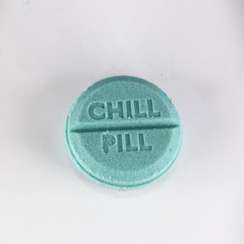 CHILL PILL Bath Bomb Mold, DIY original BathBombs Set 3D Printed Kit, Fun Gift Idea for Mom's & Kids image 10