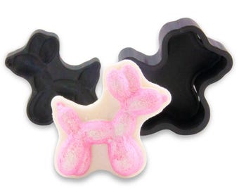 Balloon Dog Bath Bomb Mold, DIY original BathBombs Set 3D Printed Kit, Fun Gift Idea for Mom's & Kids