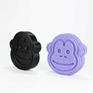 GORILLA 2.5 inches Bath Bomb Mold, DIY original BathBombs Set 3D Printed Kit, Fun Monkey Gift Idea