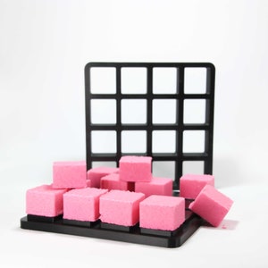 MULTY SQUARE Bath Bomb Molds set. Make 16, 1.5&quot;x1.5&quot; squares (or 4, 3&quot;X3&quot;) in one Batch. DIY original shower steamer.